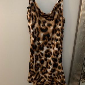 Cheetah print dress